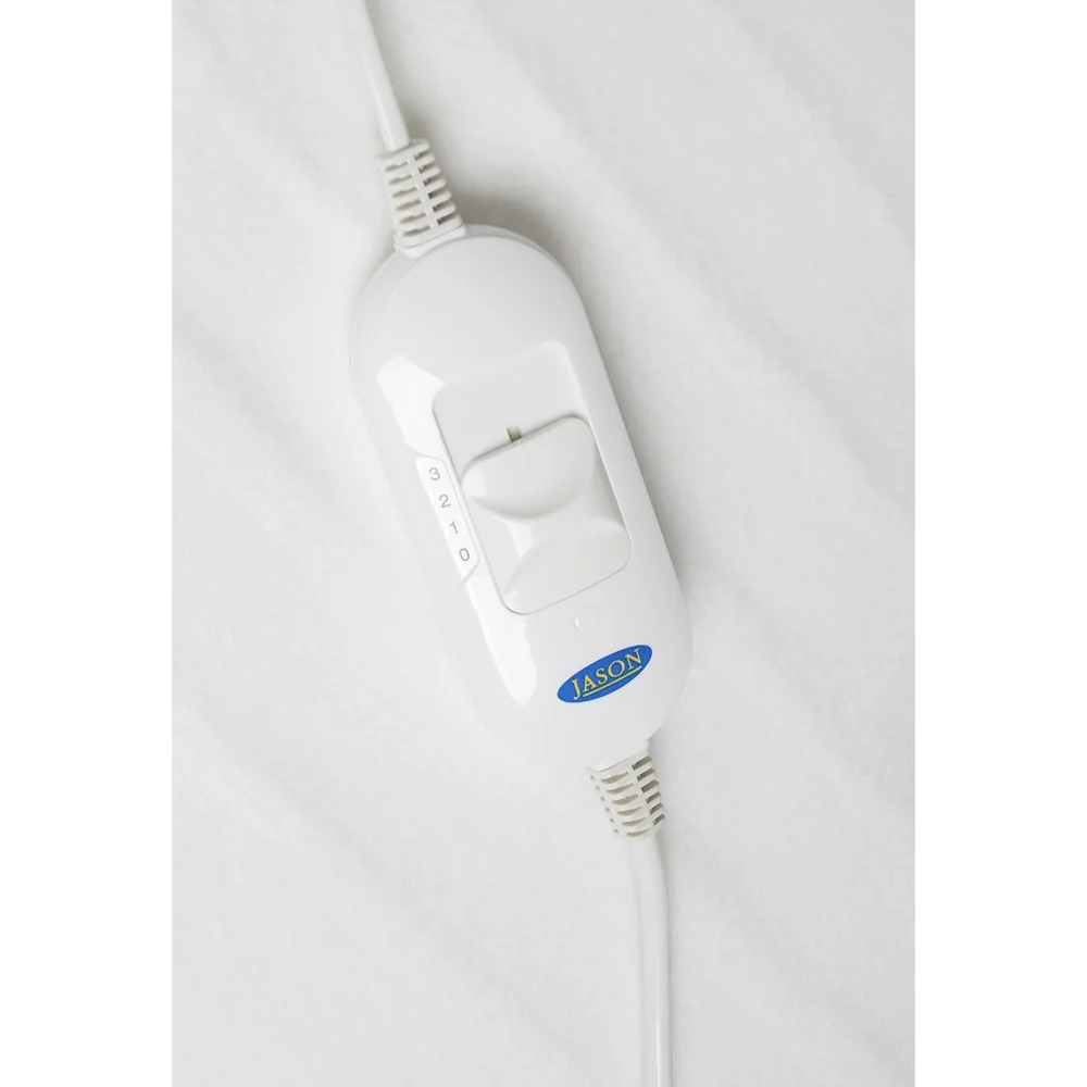 Jason Fully Fitted Double Bed Washable Electric Blanket (White) - Image 3