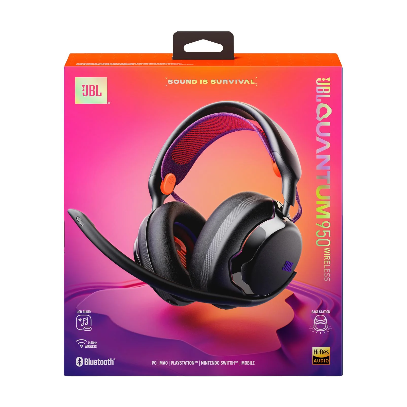 JBL Quantum 950 Gaming Wireless Over-Ear Headset (Black) - Image 12