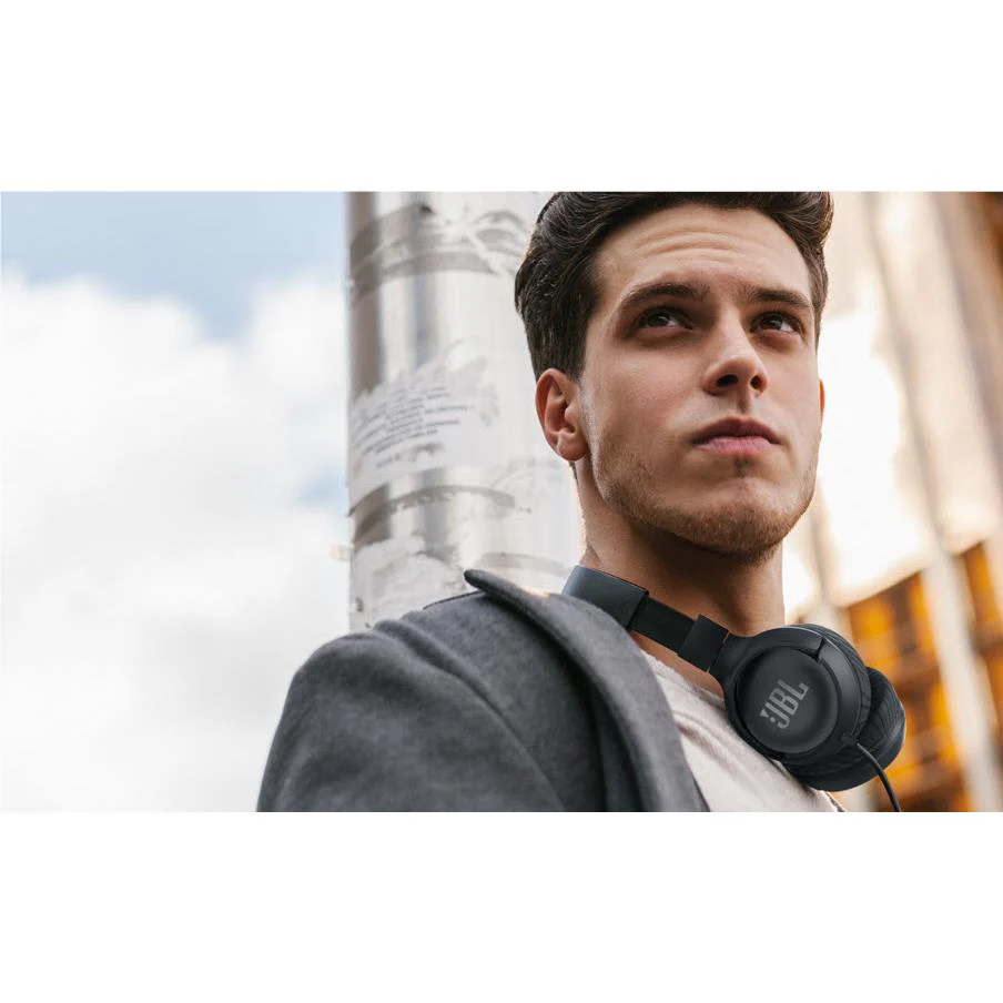 JBL Tune 500 Wired On-ear Headphones (Black) - Image 6