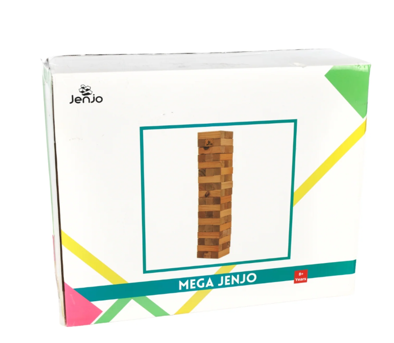 Jenjo Games 54 Piece Giant Jenjo Outdoor Wooden Block Game 91cm - Image 3