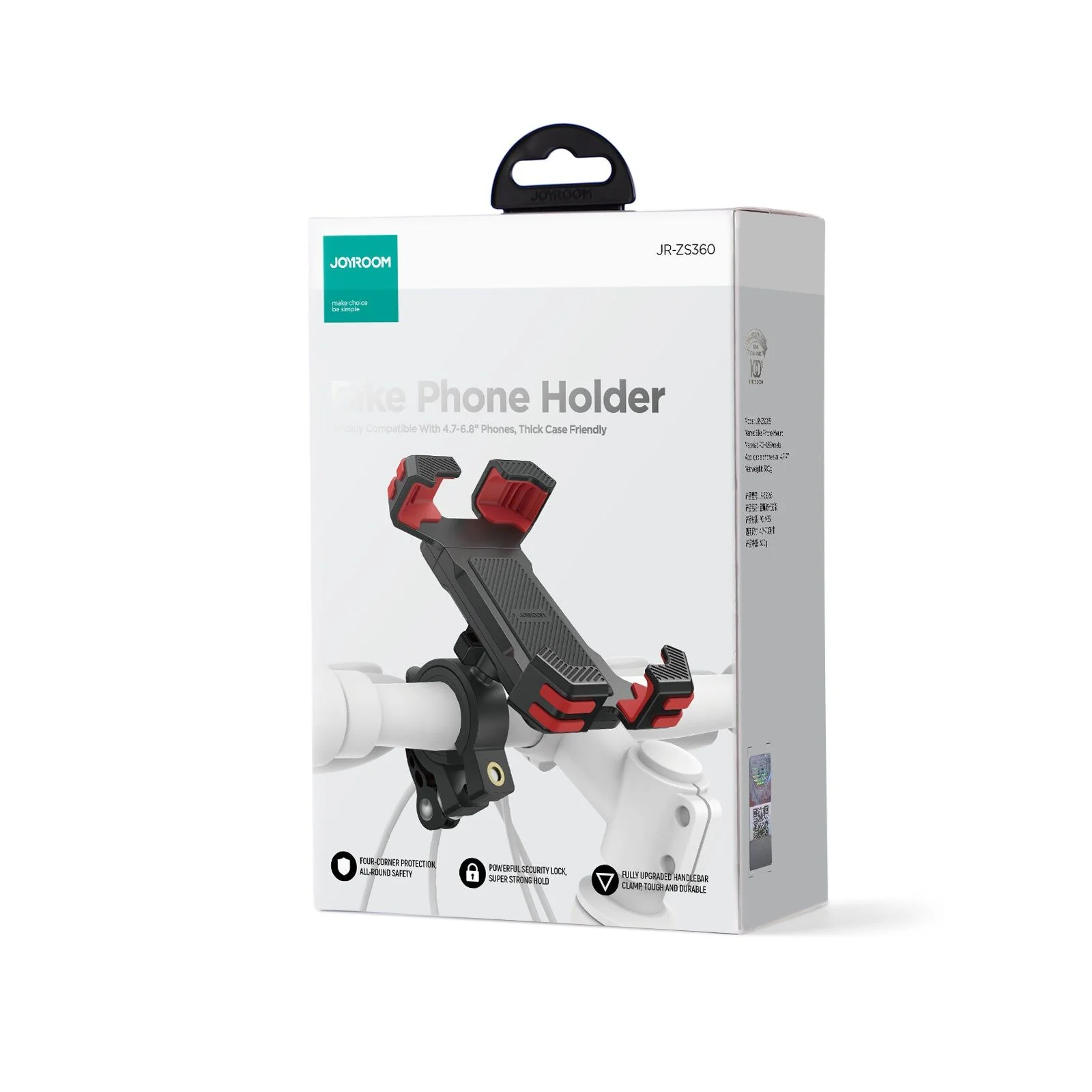 JoyRoom Bike Mount Phone Holder JR-ZS360 (Black) - Image 2