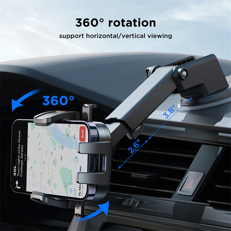 JoyRoom JR-OK6 Car Mount Phone Holder (Windshield/Dashboard) - Image 2