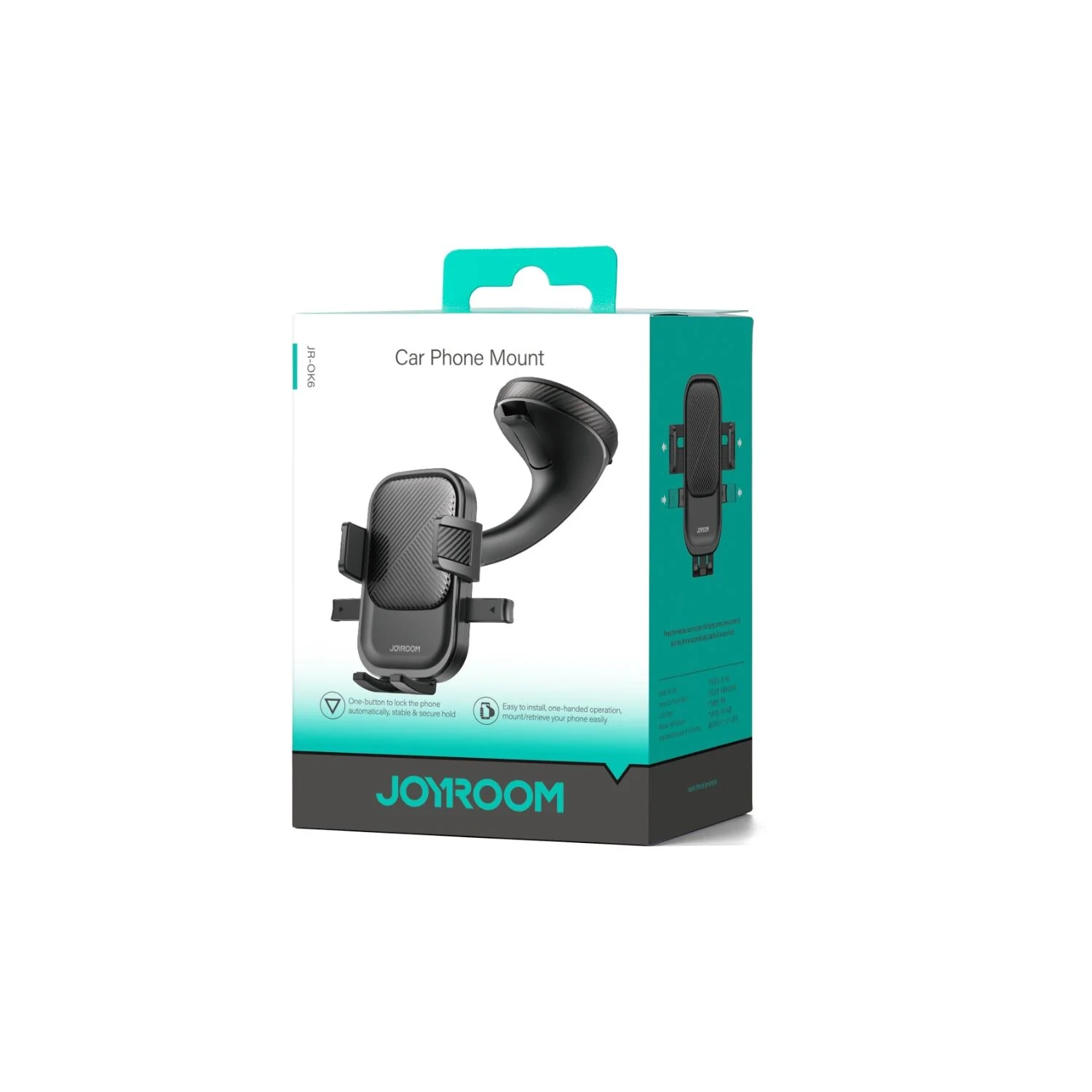 JoyRoom JR-OK6 Car Mount Phone Holder (Windshield/Dashboard) - Image 8