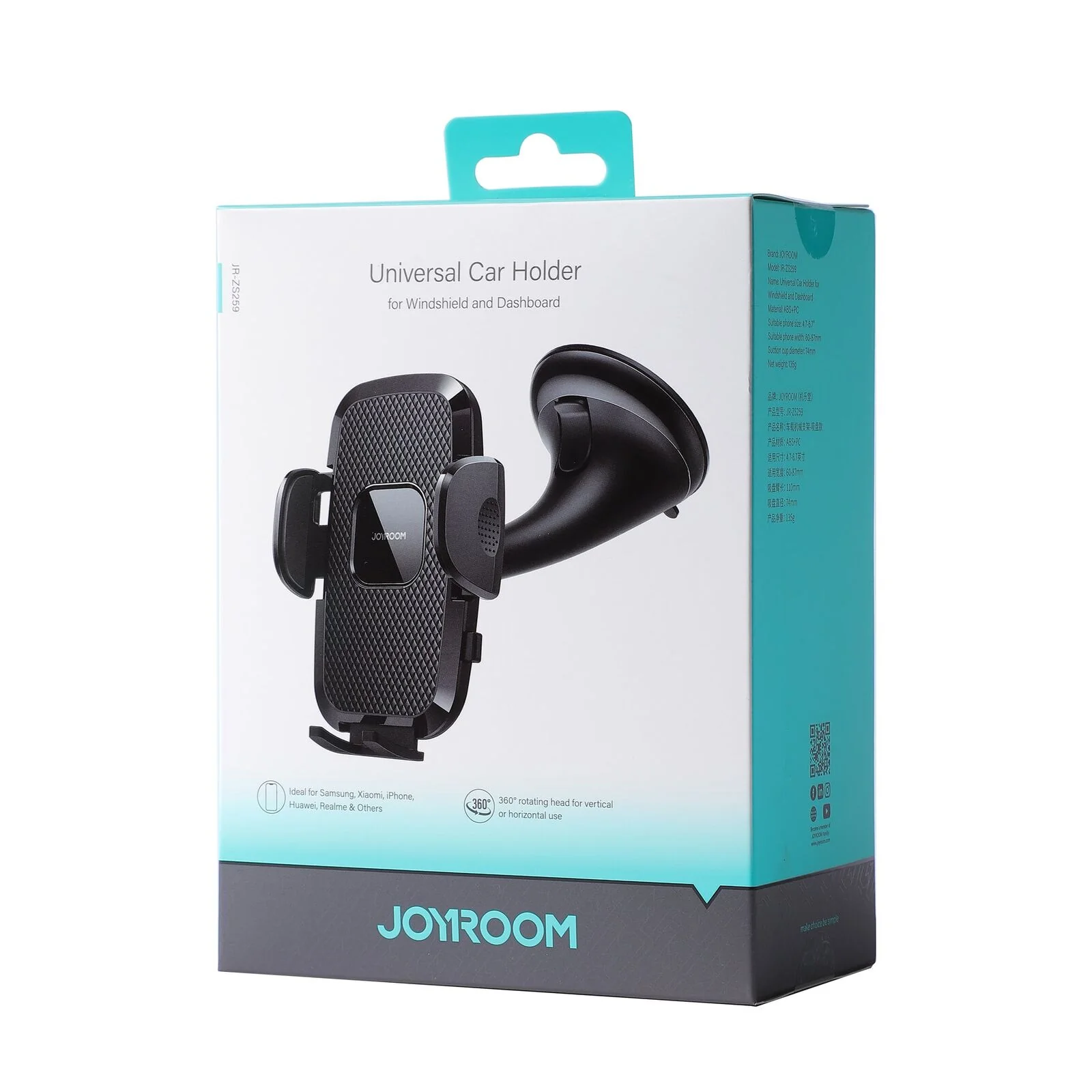 JoyRoom JR-ZS259 Car Mount Phone Holder (Windshield/Dashboard) - Image 8
