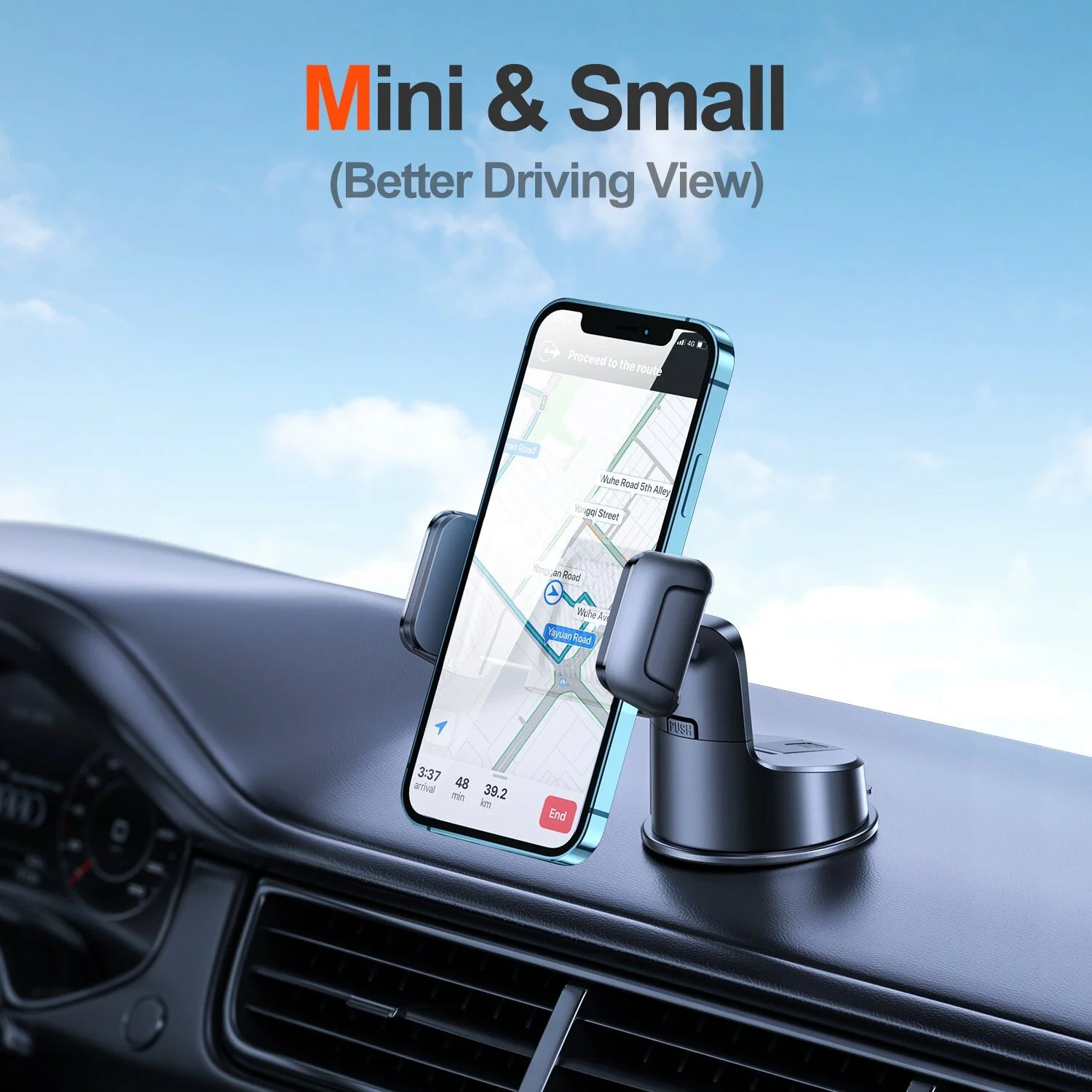 JoyRoom JR-ZS284 Car Mount Phone Holder (Window/Dashboard) - Image 5