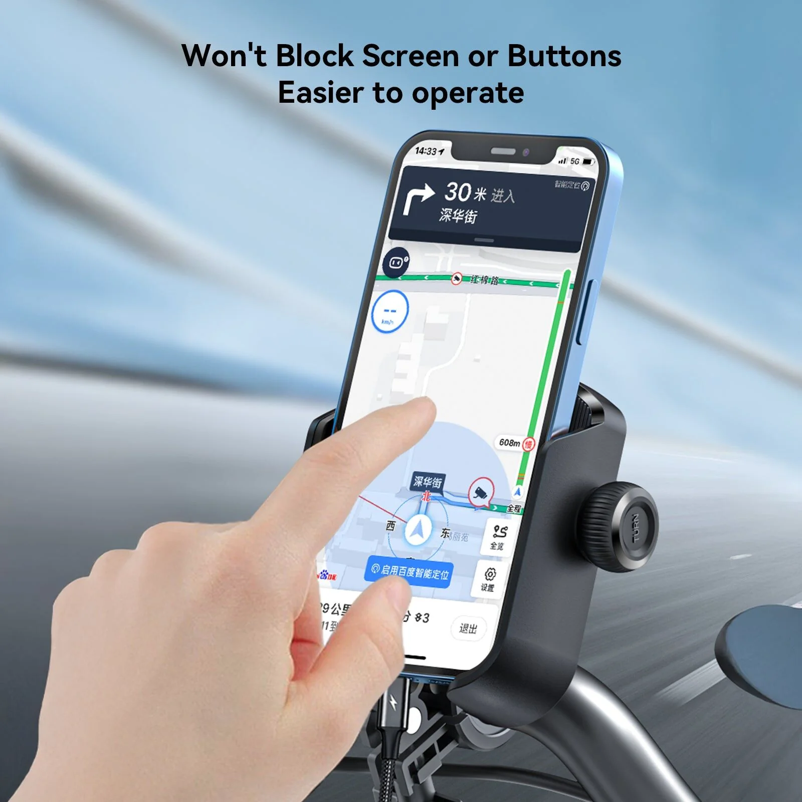 JoyRoom JR-ZS431 Bike Mount Phone Holder - Image 4