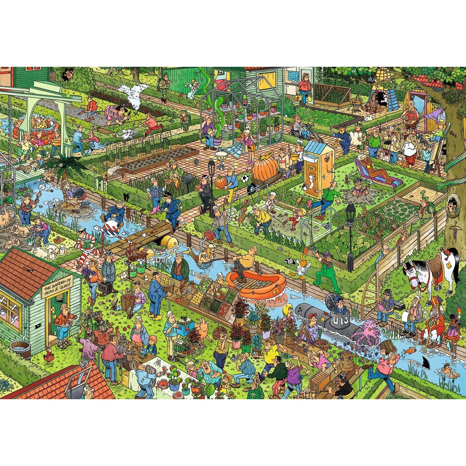 Jumbo 1000pc JVH Vegetable Garden Puzzle - Image 2
