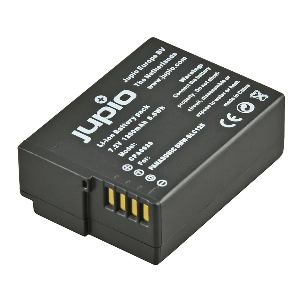 Jupio 2x Batteries 1200mAh & USB Dual Charger Kit For Panasonic DMW-BLC12E - Image 2