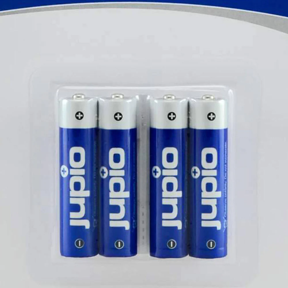 Jupio 4-Piece Non-Rechargeable Alkaline AAA Batteries LR3 (Blue) - Image 3