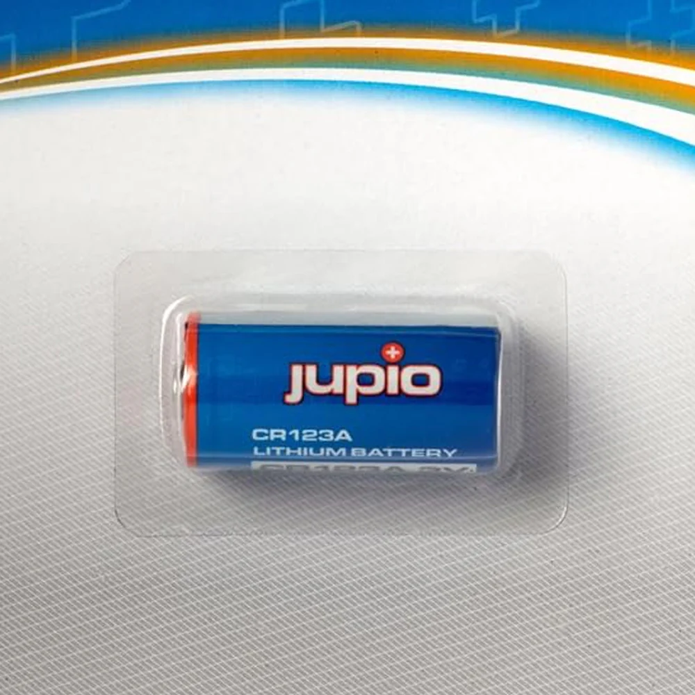 Jupio CR123A 3V Lithium Battery Replacement For Cameras Blue - Image 2