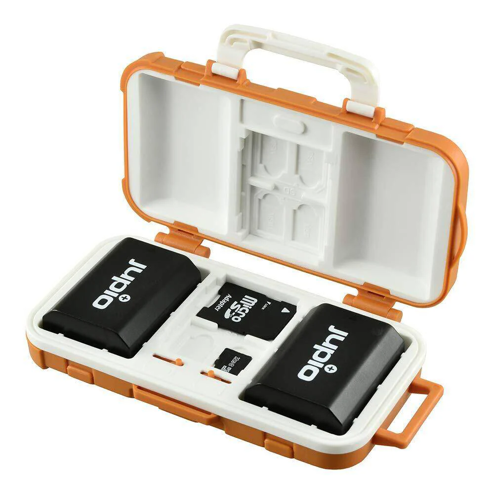 Jupio Hard Case for 2 Batteries and 14 Memory Cards Holder