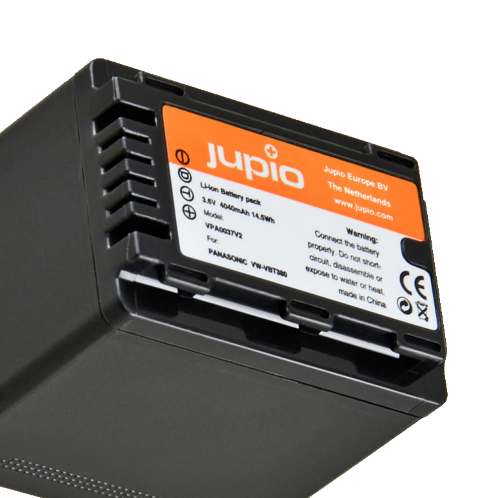 Jupio Li-Ion 3.6V 4040mAh Rechargeable Battery For Panasonic VW-VBT380 Cam - Image 3