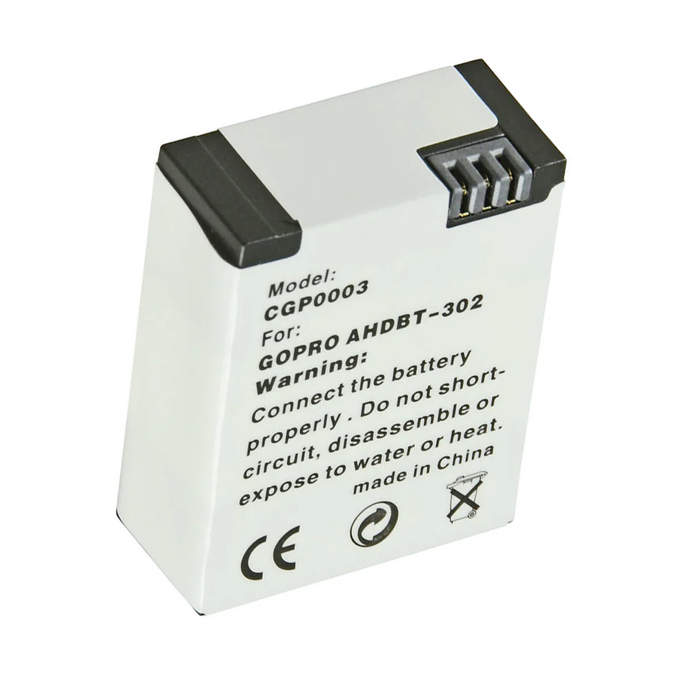 Jupio Li-Ion 3.7V 1200mAh Battery For GoPro Hero 3+ AHDBT-302 Camera - Image 3
