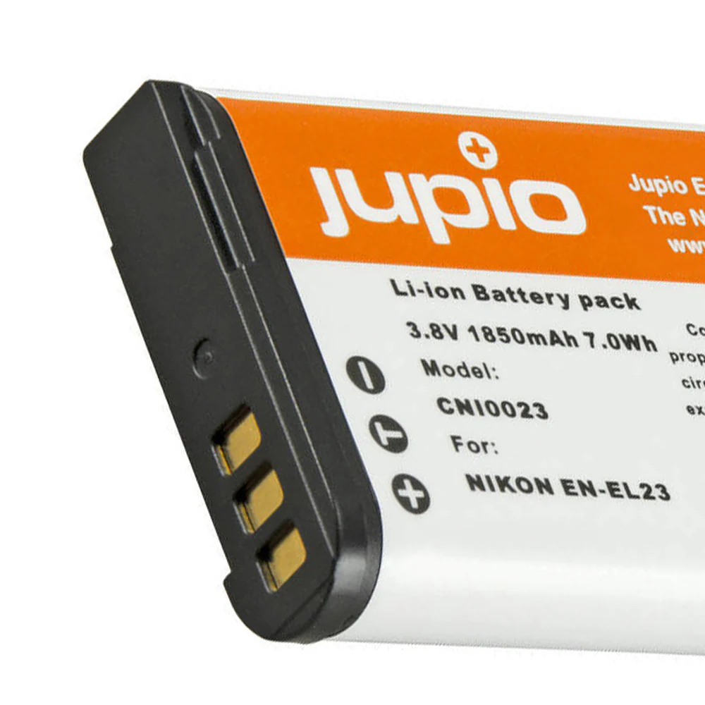 Jupio Li-Ion 3.8V 1850mAh Rechargeable Battery For Nikon EN-EL23 Camera - Image 3