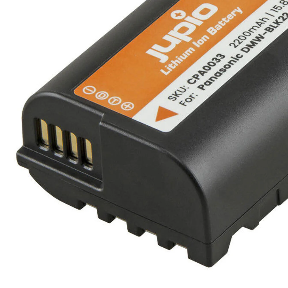 Jupio Li-Ion 7.2V 2200mAh Rechargeable Battery For Panasonic DMW-BLK22 Cam - Image 3
