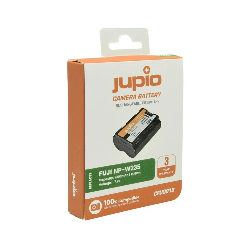 Jupio Li-Ion 7.2V 2300mAh Battery For Fuji NP-W235 Camera - Image 3