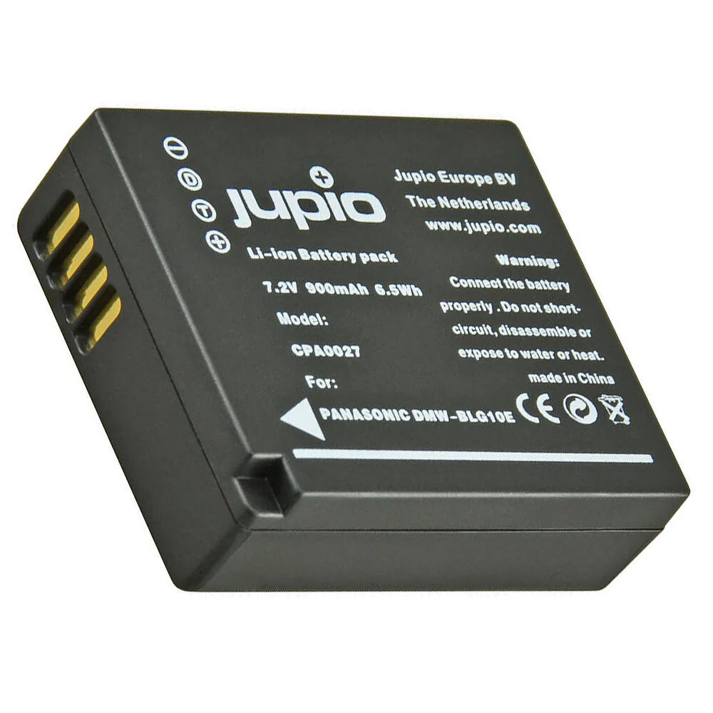 Jupio Li-Ion 7.2V 900mAh Rechargeable Battery For Panasonic DMW-BLG10E Cam - Image 2