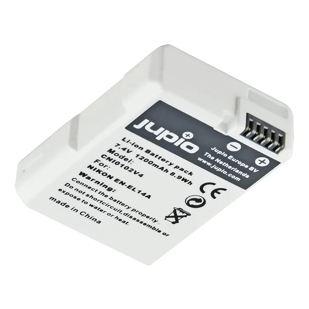 Jupio Li-Ion 7.4V 1200mAh Rechargeable Battery For Nikon EN-EL14A Ultra - Image 2