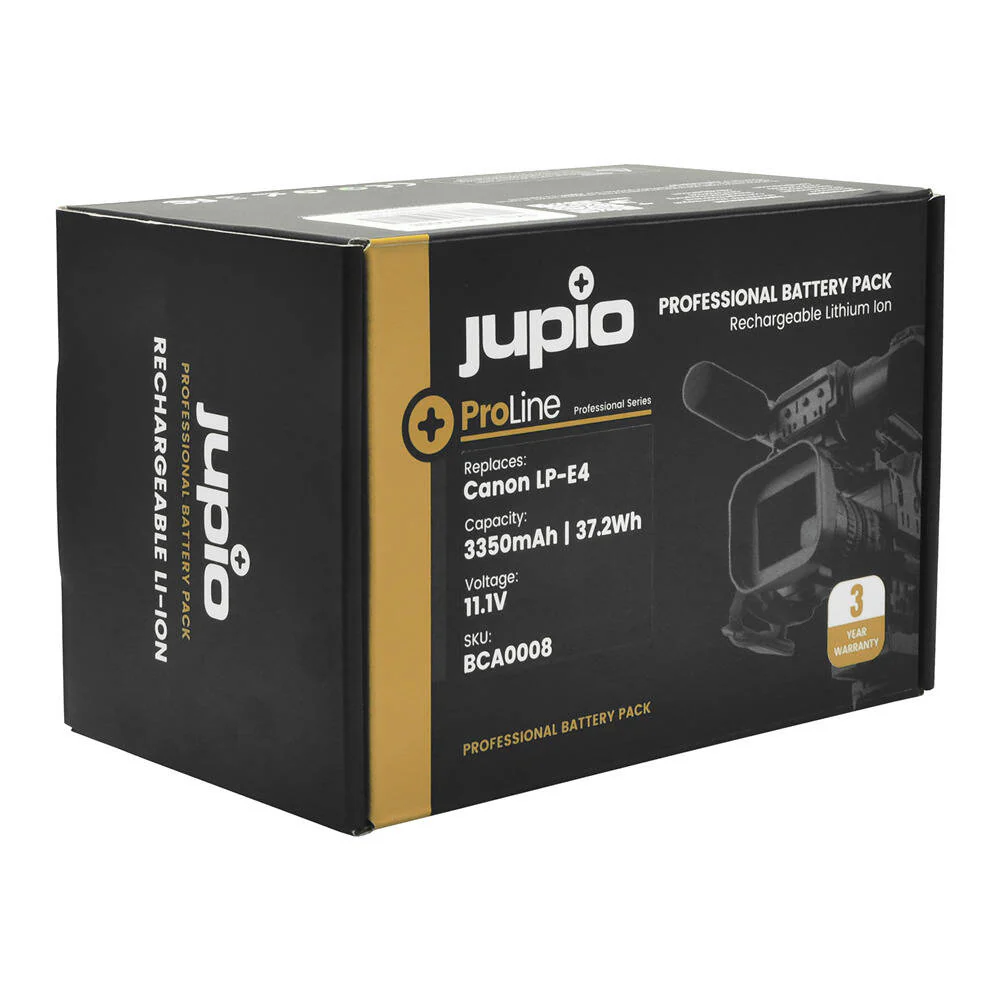 Jupio ProLine Li-ion 11.1V 3350mAh Battery For Canon LP-E4 Camera - Image 2