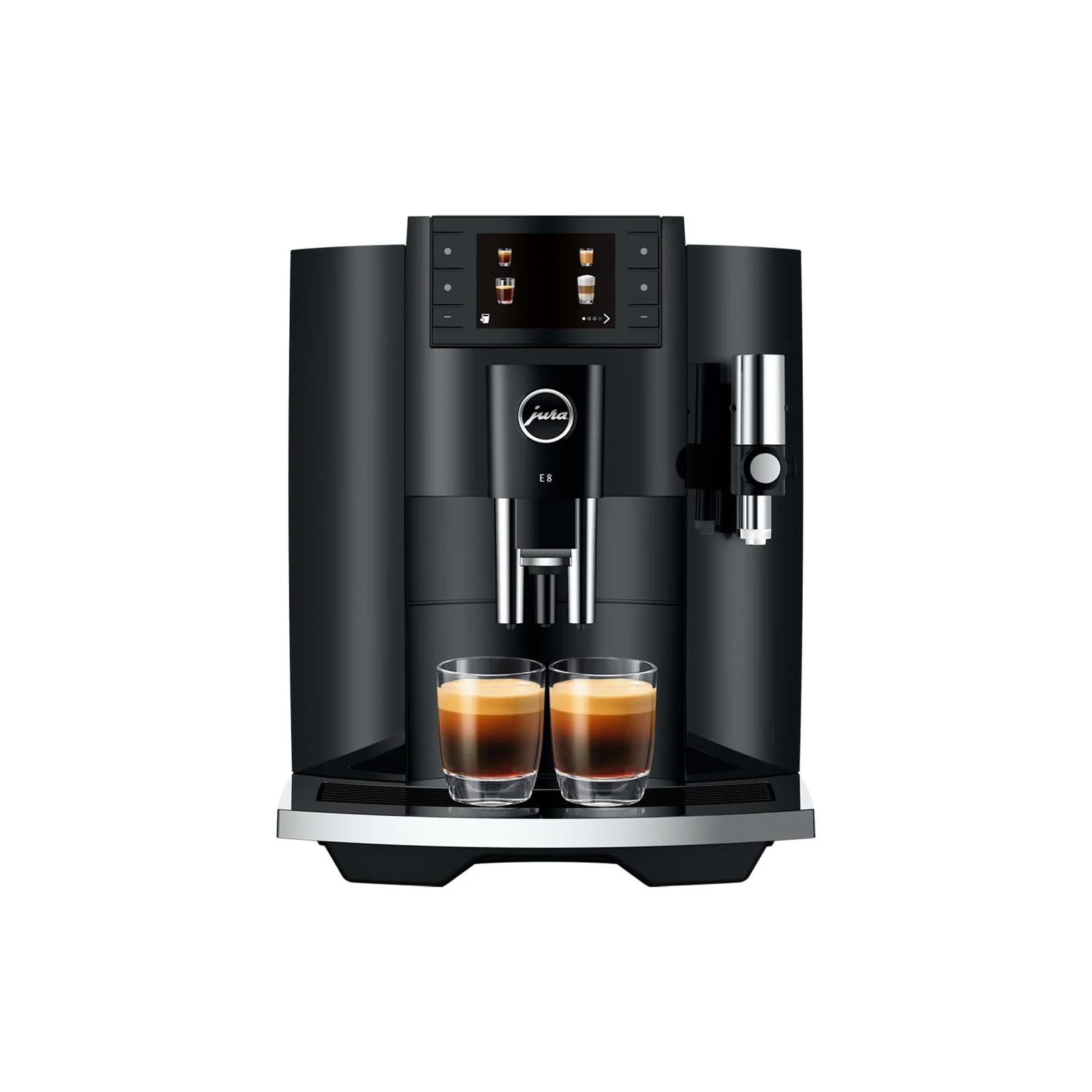Jura E8 Fully Automatic Coffee Machine (Piano Black) - Image 2