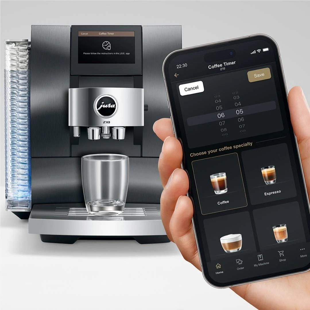 Jura Z10 Fully Automatic Coffee Machine (Aluminium Black) - Image 9