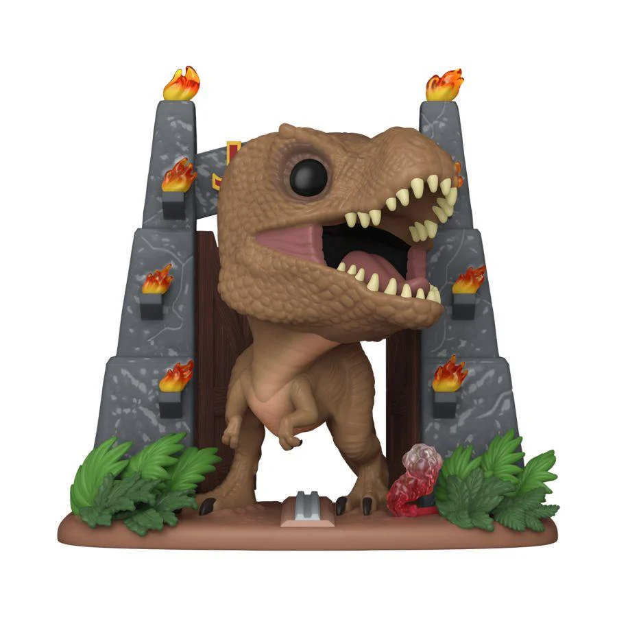 Jurassic Park - Tyrannosaurus Rex (with Gates) Pop! Deluxe