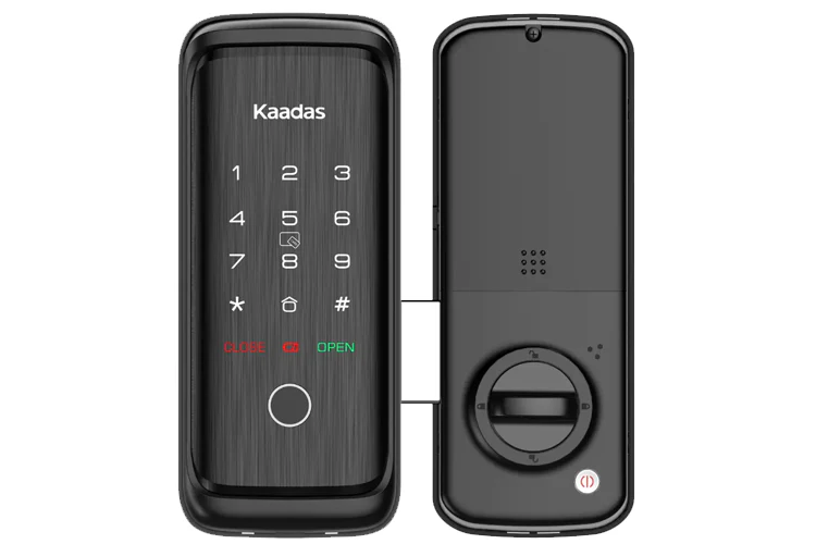 Kaadas R8-5 Smart Rim Digital Lock (Matte Black) - Image 2