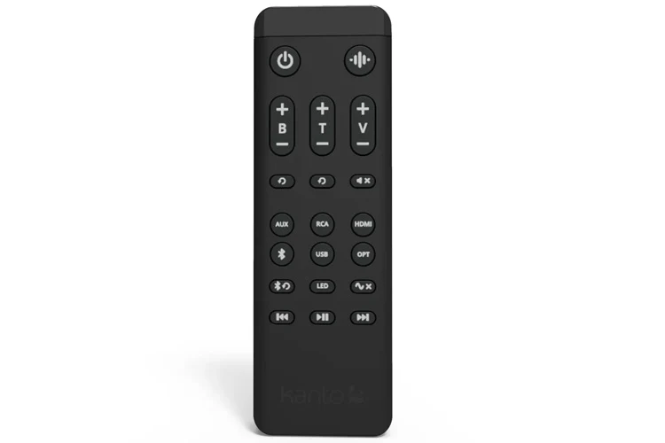 Kanto REN 200W Powered Speakers Bluetooth Pair (Matte Black) - Image 5