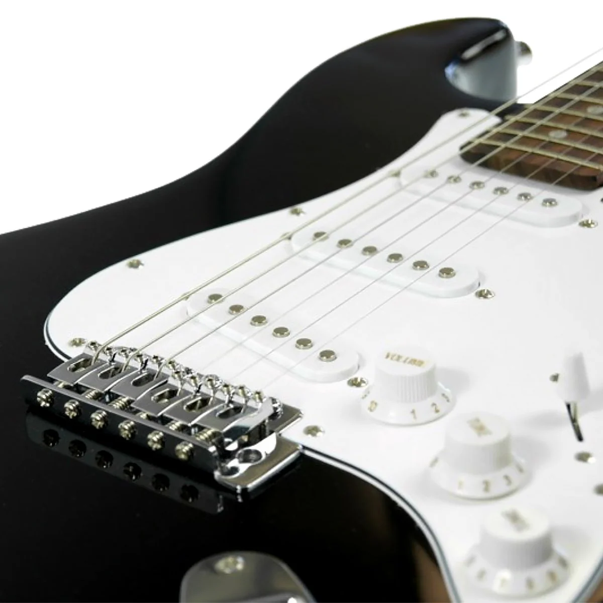 Karrera 39in Electric Guitar (Black) - Image 3