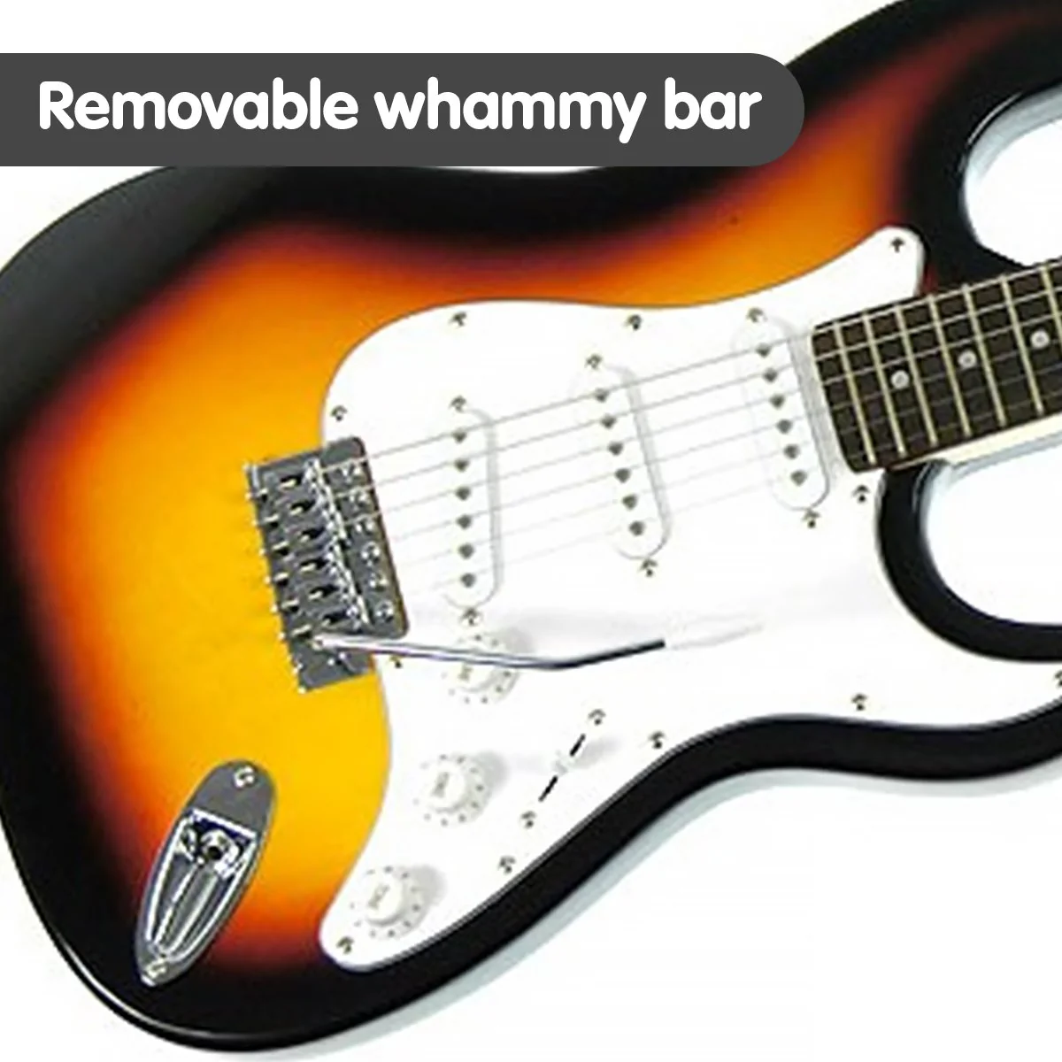 Karrera 39in Electric Guitar (Sunburst) - Image 5