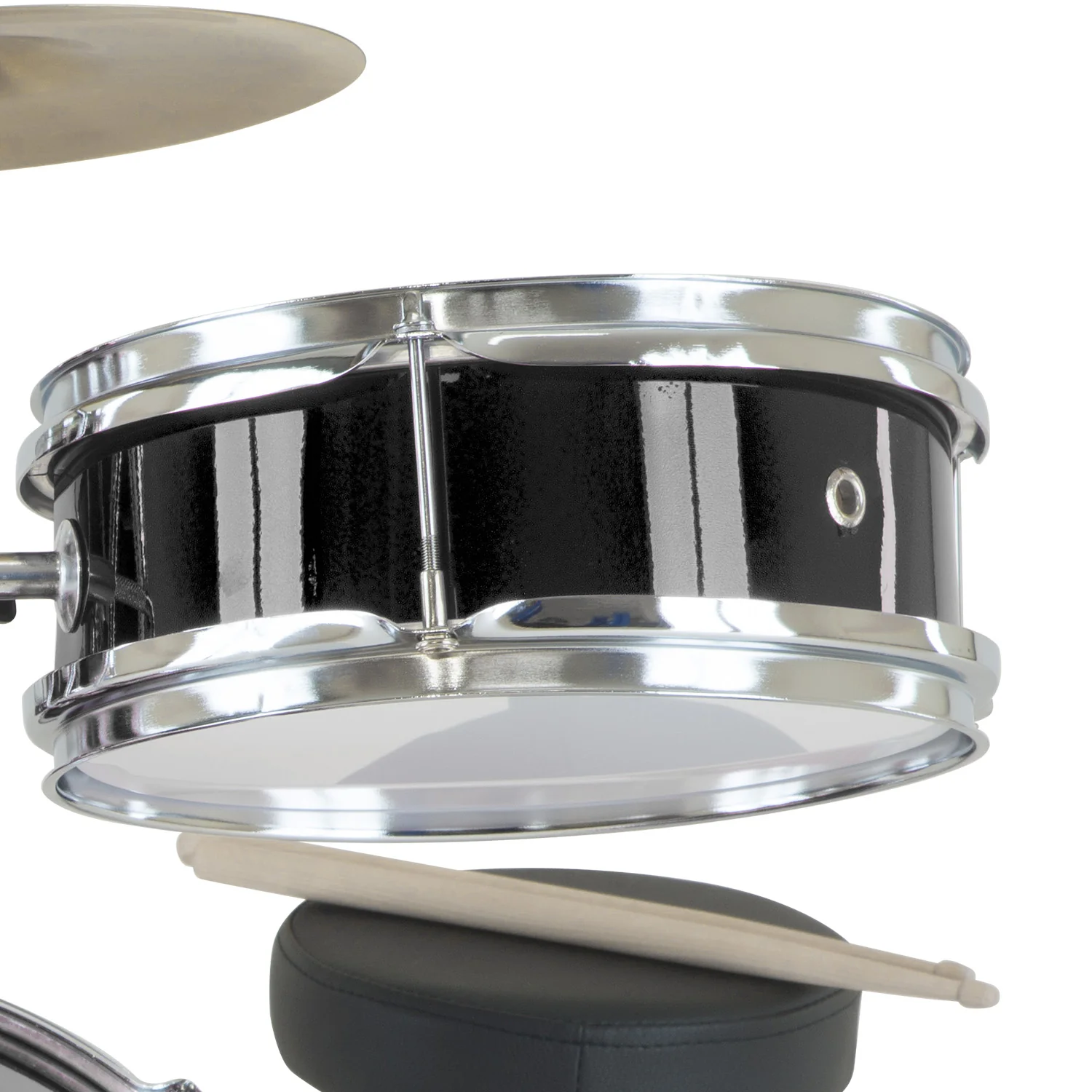 Karrera Childrens 4-Piece Drum Kit (Black) - Image 5