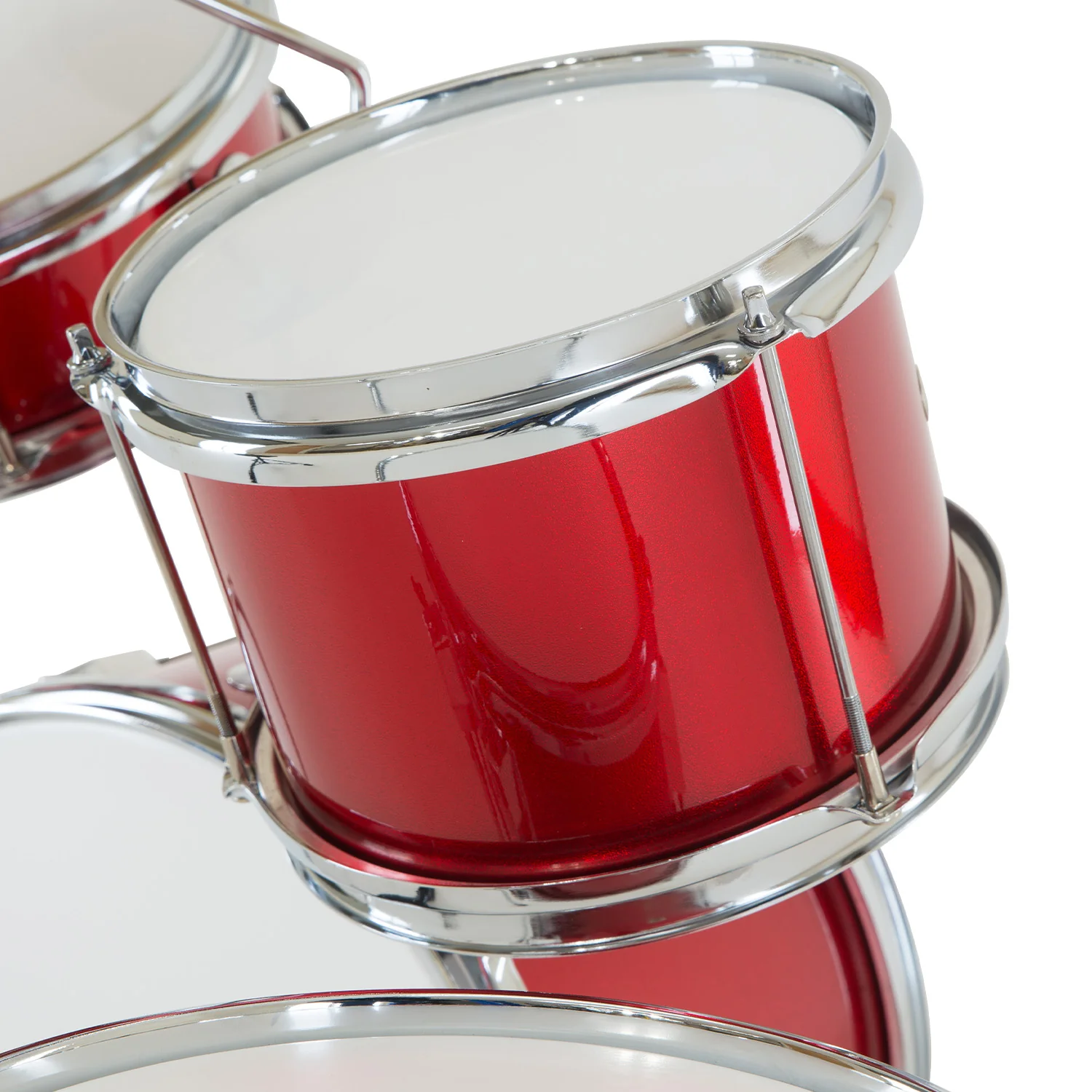 Karrera Childrens 4-Piece Drum Kit (Red) - Image 6