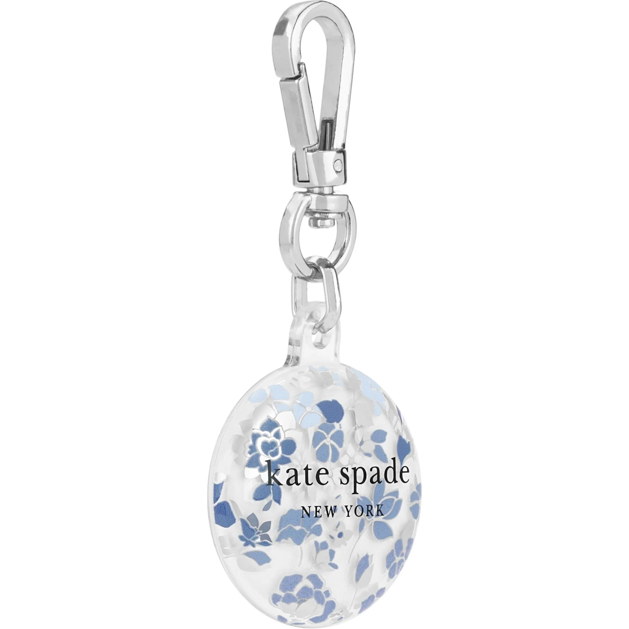Kate Spade AirTag Keychain (Flowerbed Blue) - Image 2