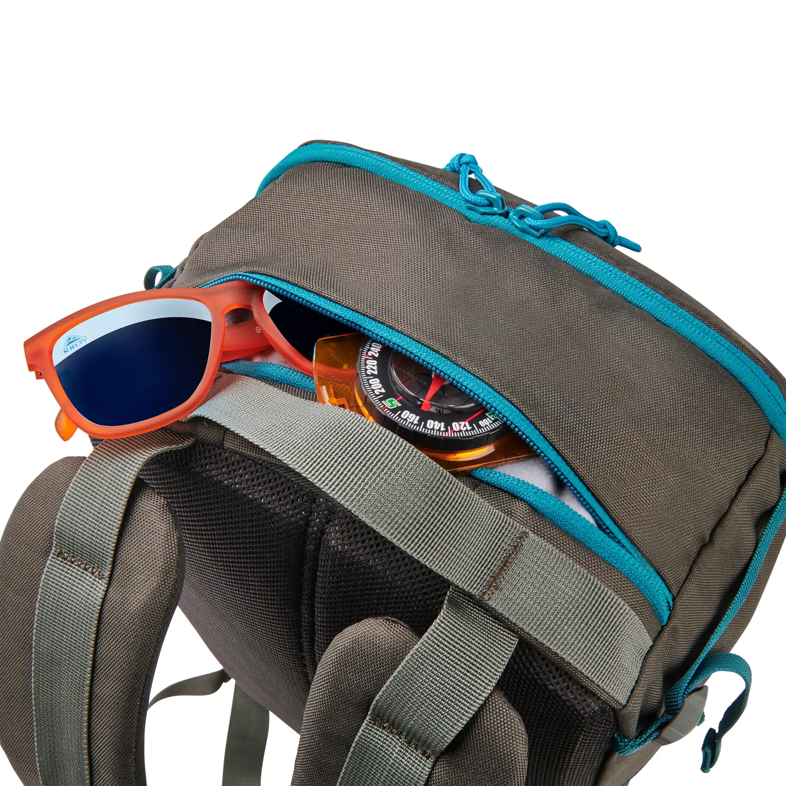 Kelty Asher 24L Backpack Bag in Beluga/Stormy Blue - Image 3