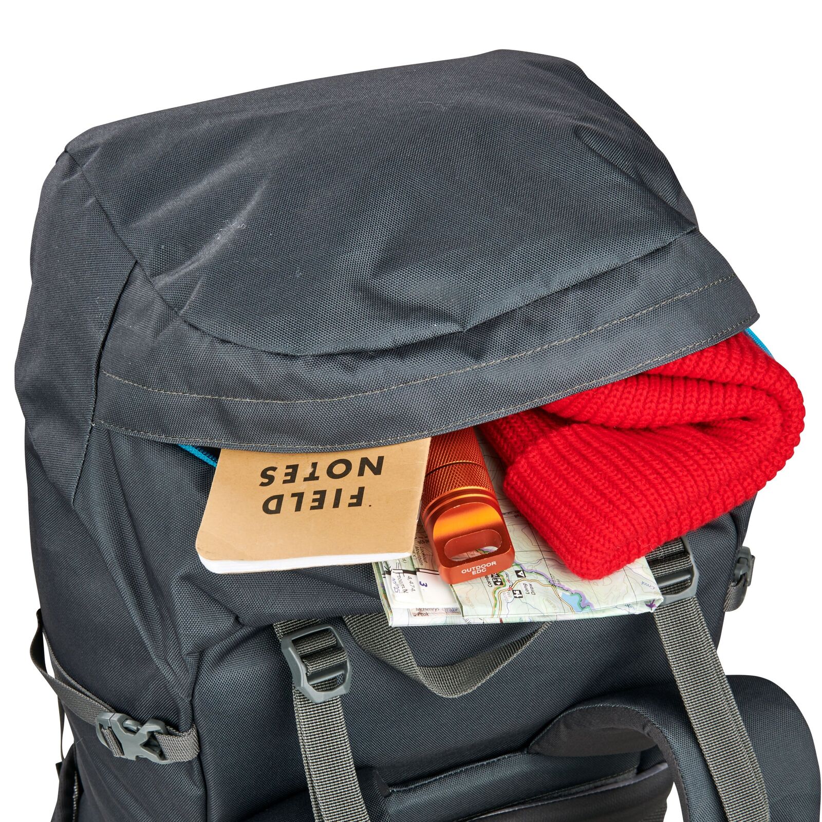 KELTY Asher Backpack Bag Rucksack Hiking Camping 65L (Beluga/Storm Blue) - Image 4