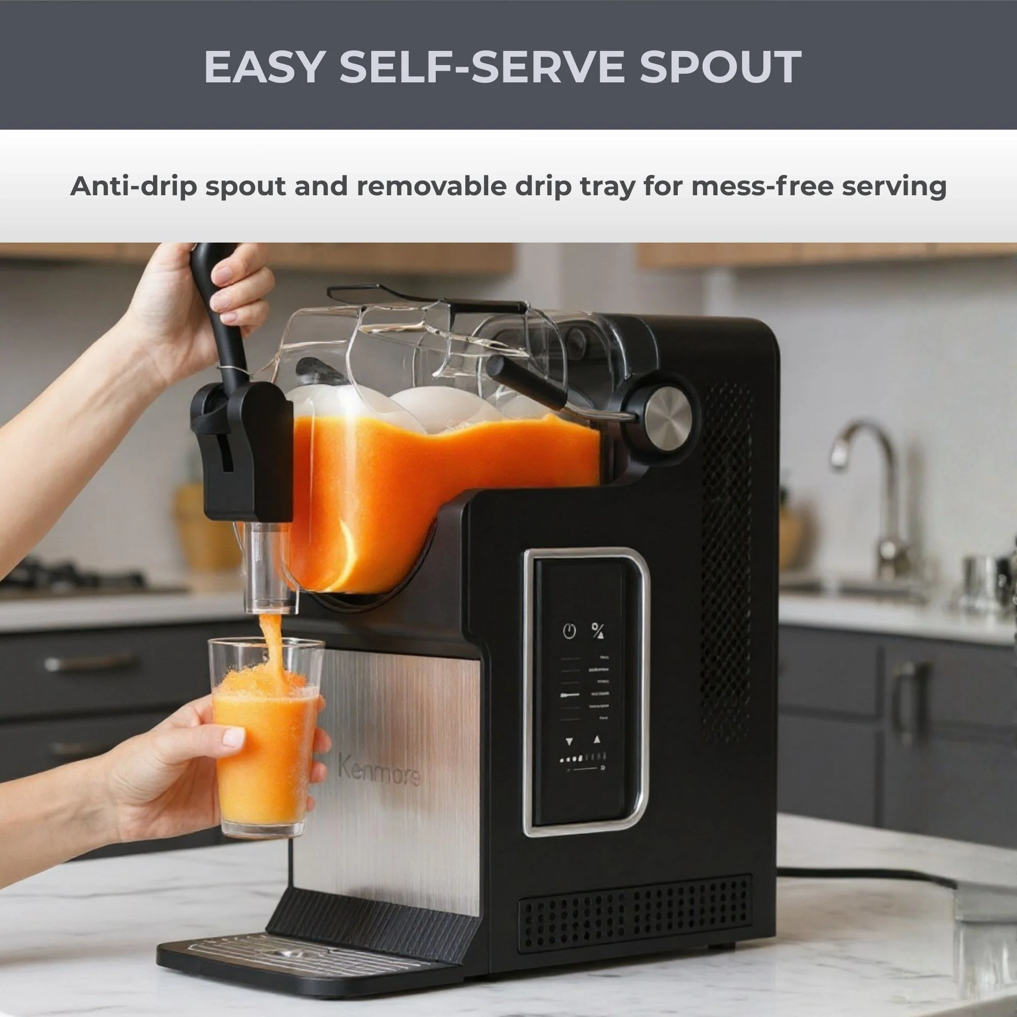 Kenmore Slushie and Frozen Drink Machine, 2.1 L - Image 5