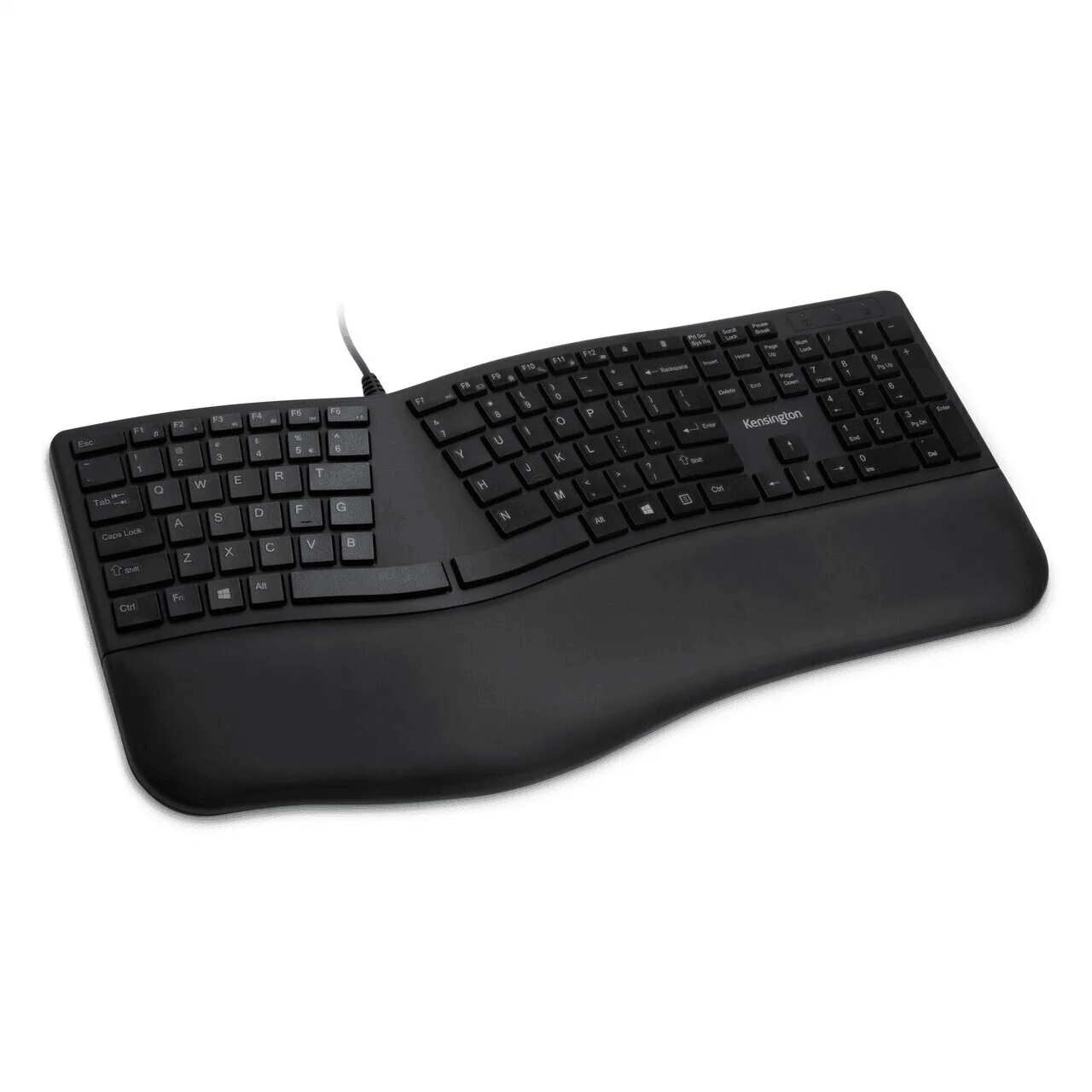 Kensington Dual Comfort Keyboard Split Keys Ergonomic Wired Wrist Rest - Image 2