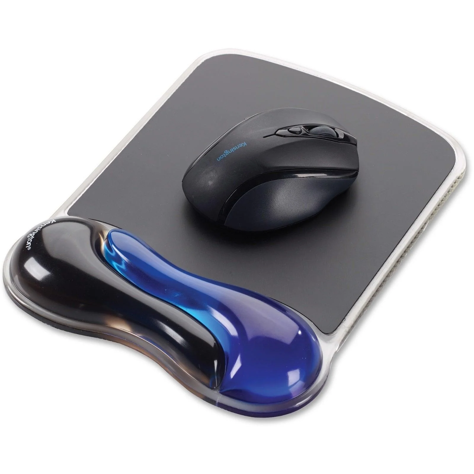 Kensington Duo Gel Mouse Pad Black/Blue - Image 4