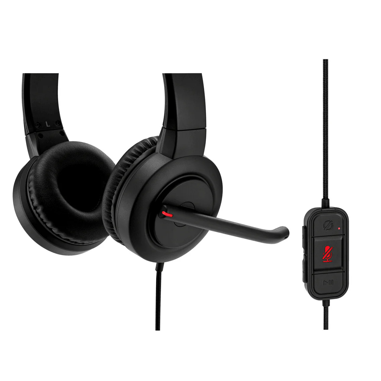 Kensington H1000 USB-C On-Ear Headset Headphones Black - Image 5