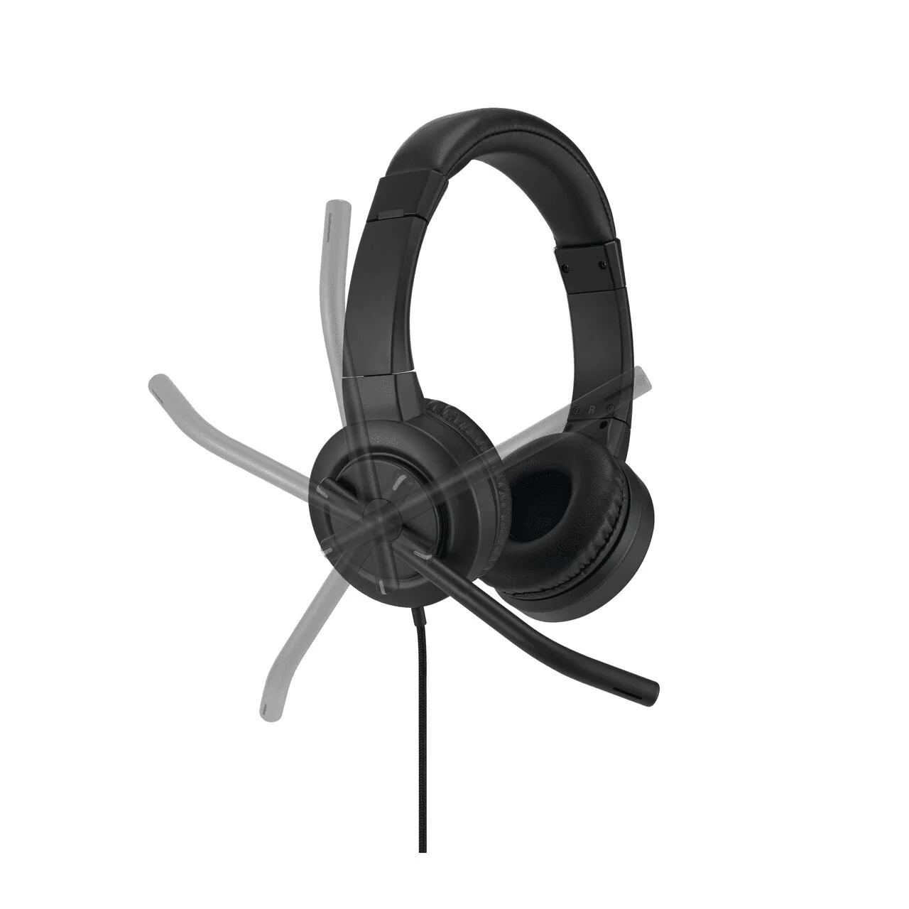 Kensington H1000 USB-C On-Ear Headset Headphones Black - Image 9