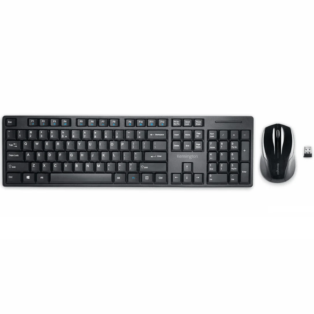 Kensington Pro Fit Keyboard And Mouse Set Wireless Low Profile Black - Image 2