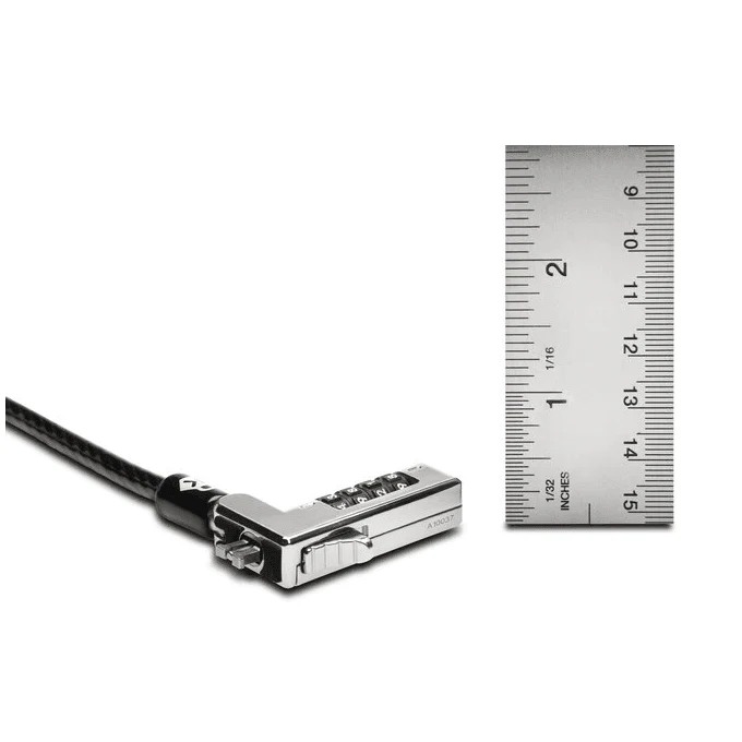 Kensington Slim Nanosaver Combination Laptop Lock Serialised Black - Image 2