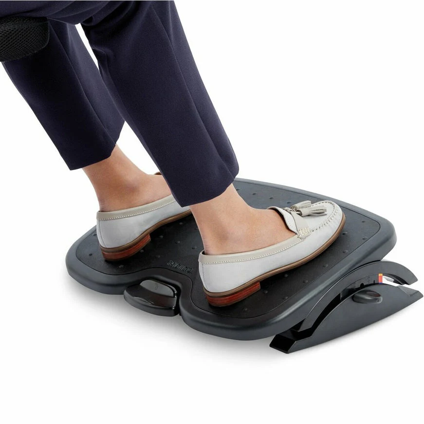 Kensington Solemate Plus Footrest Foot Rest Adjustable Black - Image 5
