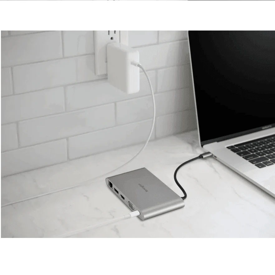 Kensington UH1440P USB-C 5Gbps Dual Video Driverless Mobile Dock 85W Pass Through Power - DP/HDMI/VGA - Image 4