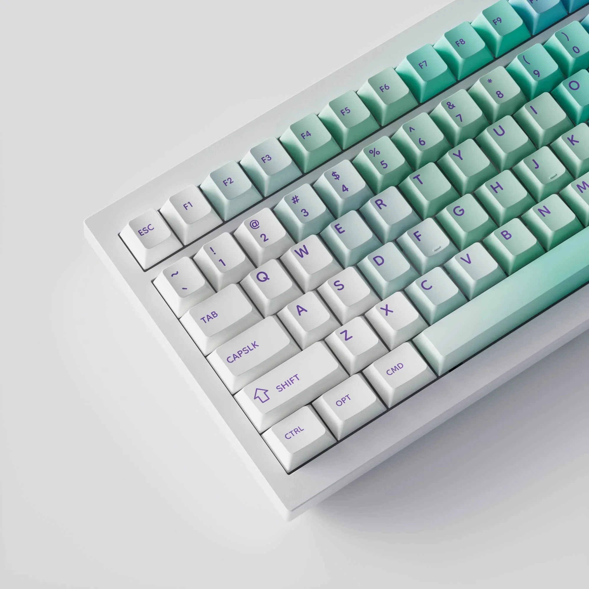 Keychron Cherry Profile Dye-Sub PBT Full Keycap Set (Cloud and Snow) - Image 5