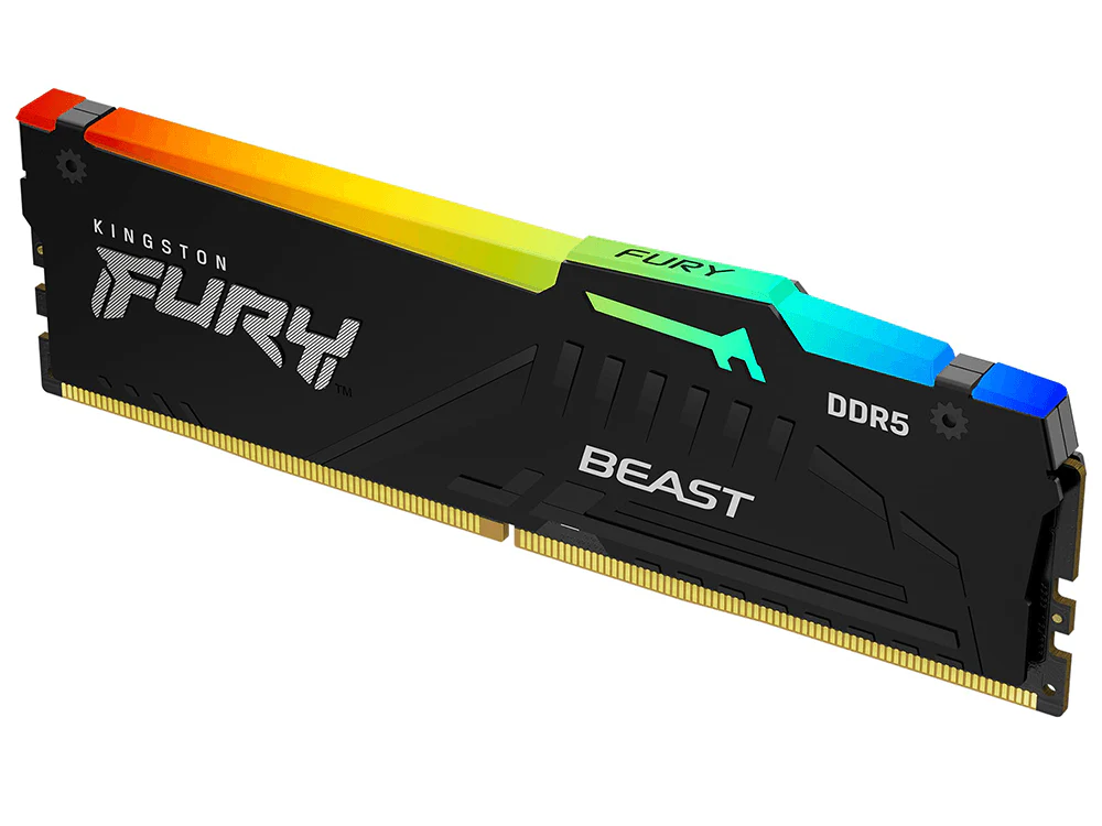 Kingston FURY Beast DDR5 RGB16GB (2 X 8GB) 6000MT/s C36 Desktop RAM (Black) - Image 2