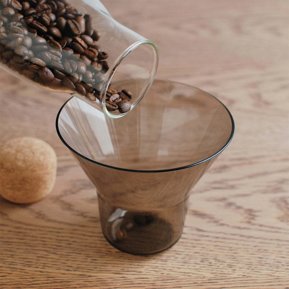 Kinto SCS-02 Coffee Glass Carafe 3-Piece Set 300ml with S/S Filter Holder - Image 3