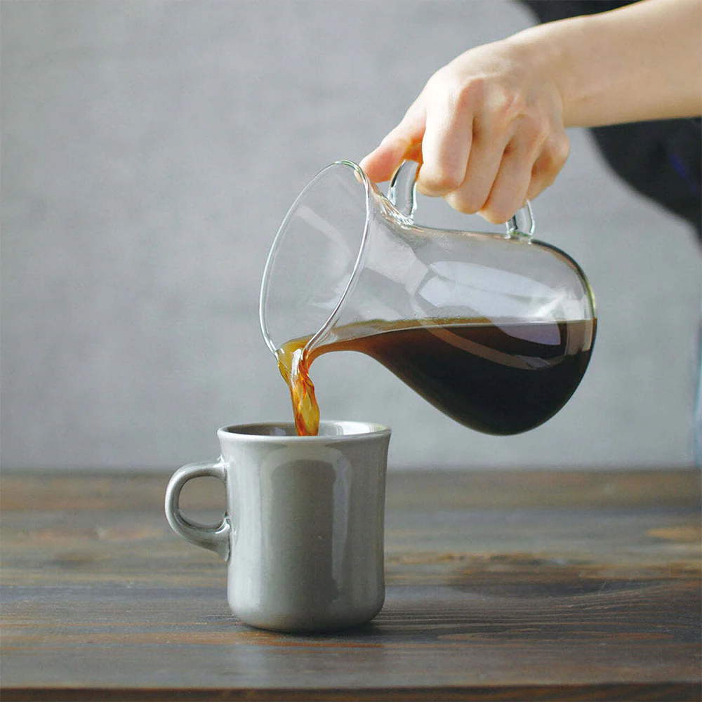 Kinto SCS-02 Coffee Glass Carafe 3-Piece Set 300ml with S/S Filter Holder - Image 4