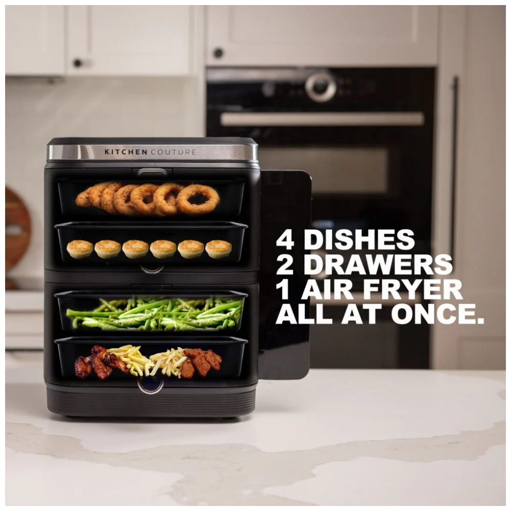 Kitchen Couture Dual Drawer Vertex Air Fryer 11L - Image 3