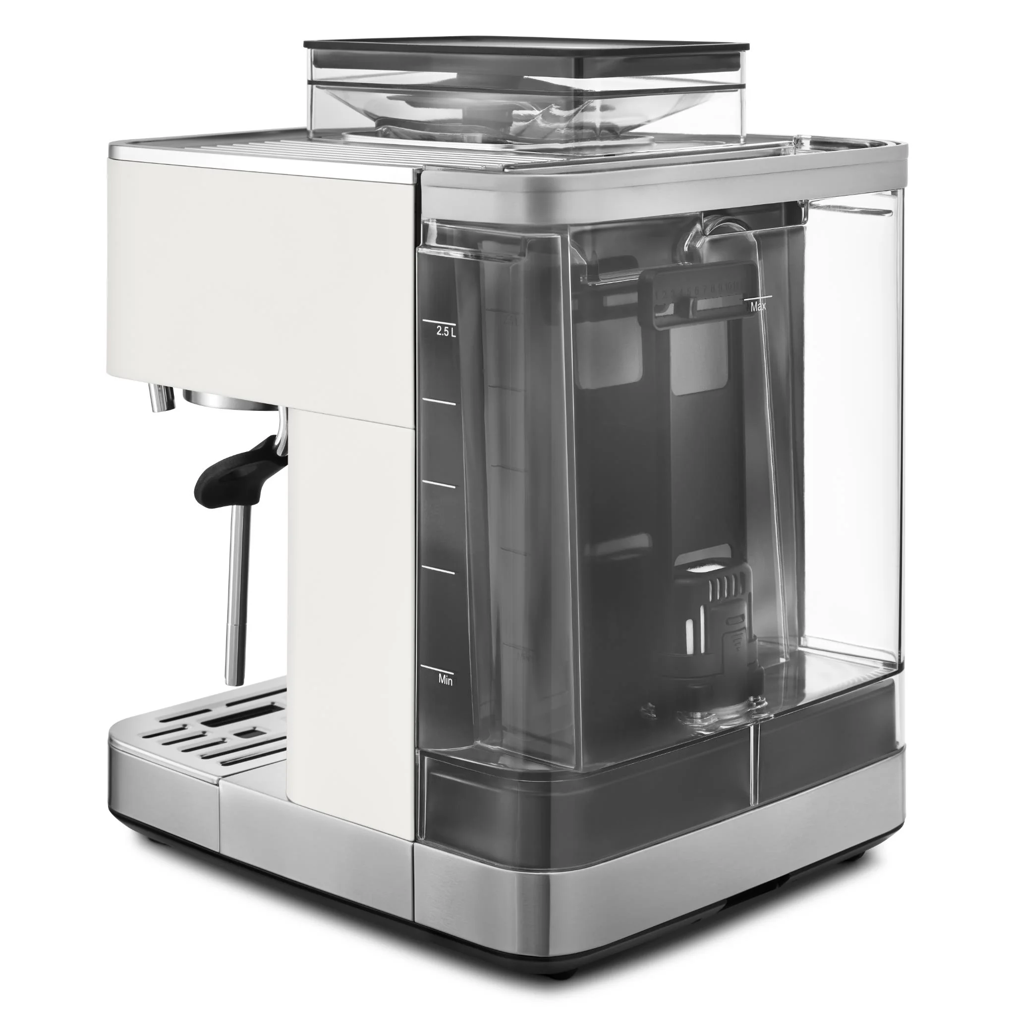 KitchenAid KES6551 Semi Automatic Espresso Machine with Burr Grinder (Porcelain) - Image 4